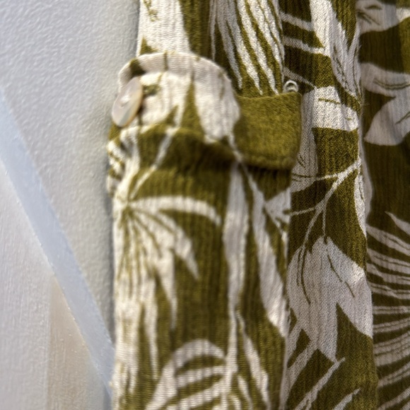 Boho tropical pattern yoga pants - Picture 4 of 5